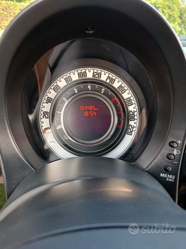 Usata Fiat 500 Pop 69 CV (50 kW) 2010 Nero Utilitaria