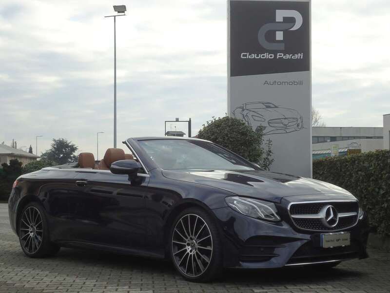 Usata Mercedes E220 Premium Plus 194 CV (142 kW) 2018 Tanzanite Cabrio