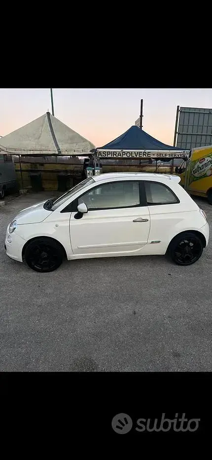 Usata Fiat 500 85 CV (62 kW) 2012 Bianco Berlina