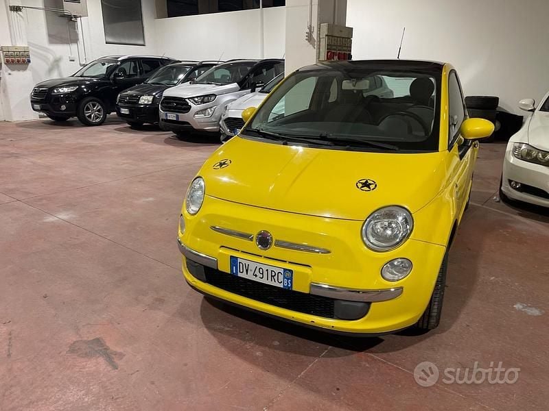 Giallo Usata 2009 Fiat 500 Lounge Tre volumi | 3499 € (Super prezzo) - Immagine 1/4