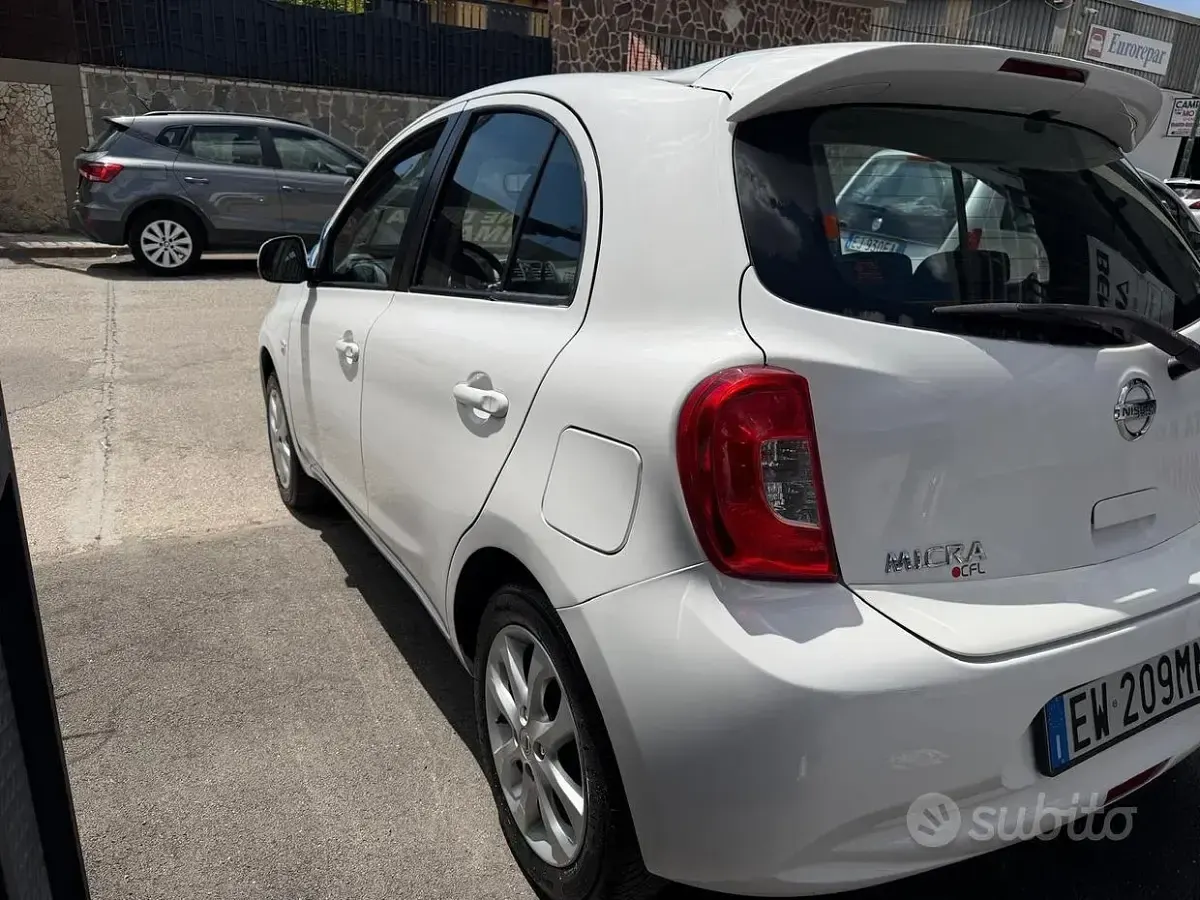 Usata Nissan Micra Acenta 80 CV (58 kW) 2014 Bianco Utilitaria