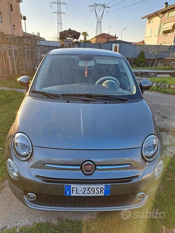 Usata Fiat 500 Lounge 70 CV (51 kW) 2017 Grigio Berlina