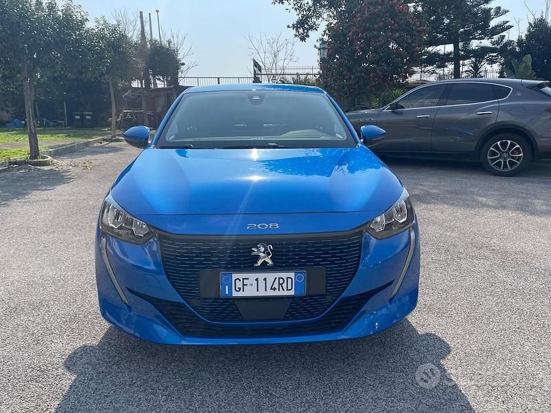 Usata Peugeot 208 Allure 100 kW (136 CV) 2021 Blu Utilitaria