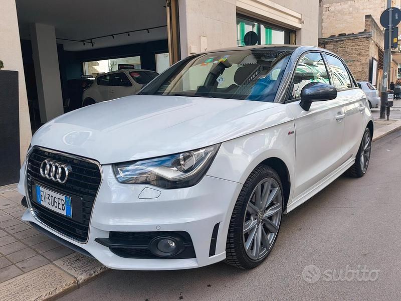 Usata Audi A1 S-line plus 90 CV (66 kW) 2014 Bianco Utilitaria