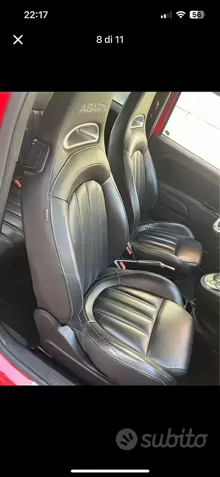 Usata Abarth 595 Turismo 160 CV (117 kW) 2020 Rosso Cabrio