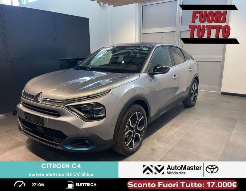 Grigio Usata 2023 Citroën e-C4 Shine Tre volumi | 18.900 € (Super prezzo) - Immagine 1/4