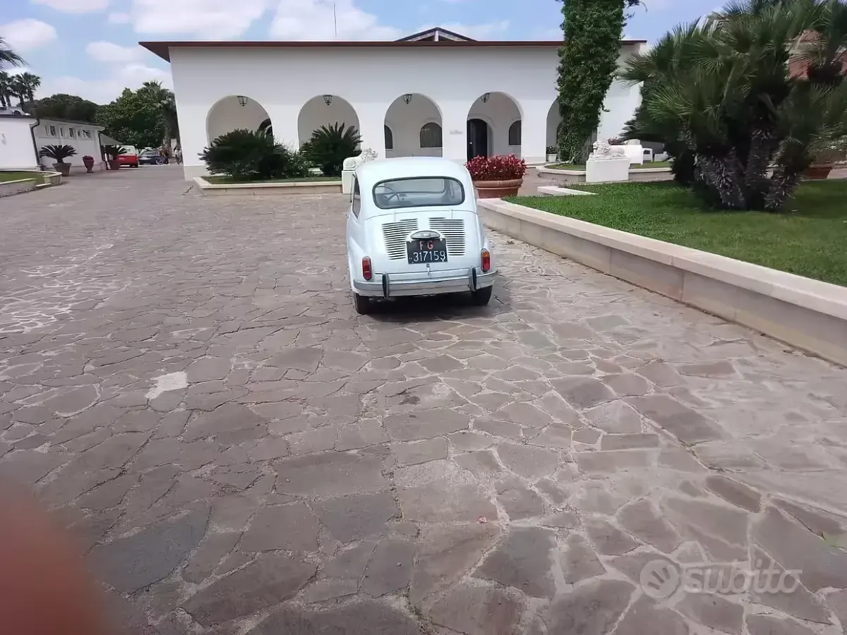 Usata Fiat 600D 1960 Bianco Utilitaria