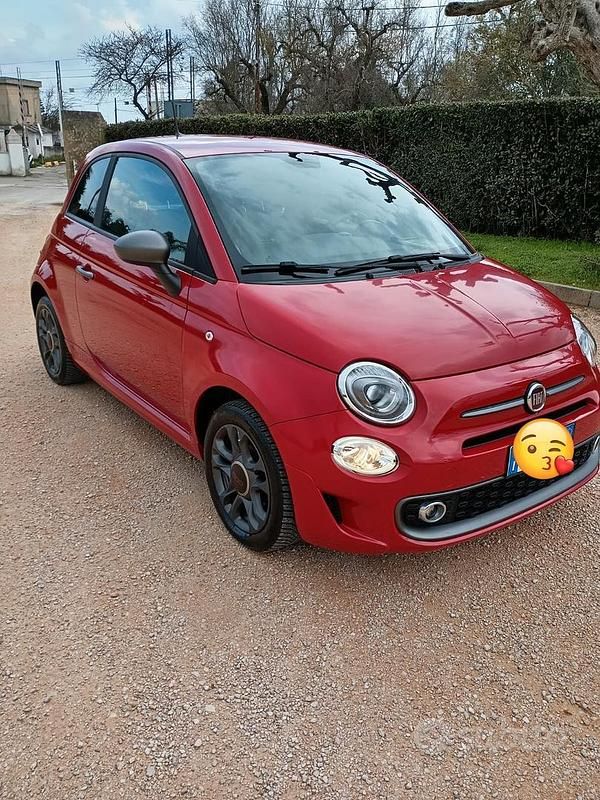 Usata Fiat 500 Sport 69 CV (50 kW) 2019 Rosso Utilitaria