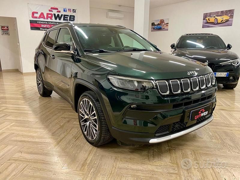 Usata Jeep Compass Limited 131 CV (96 kW) 2021 Verde SUV