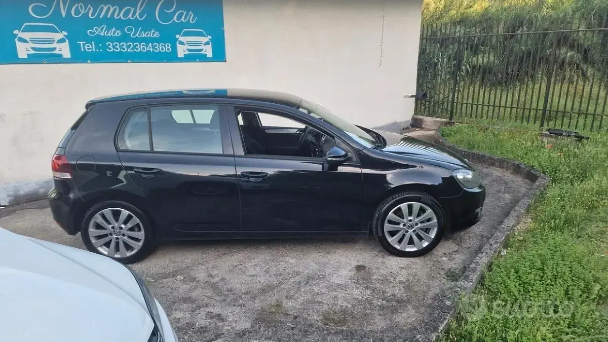 Usata VW Golf VI Highline 140 CV (102 kW) 2011 Nero Utilitaria