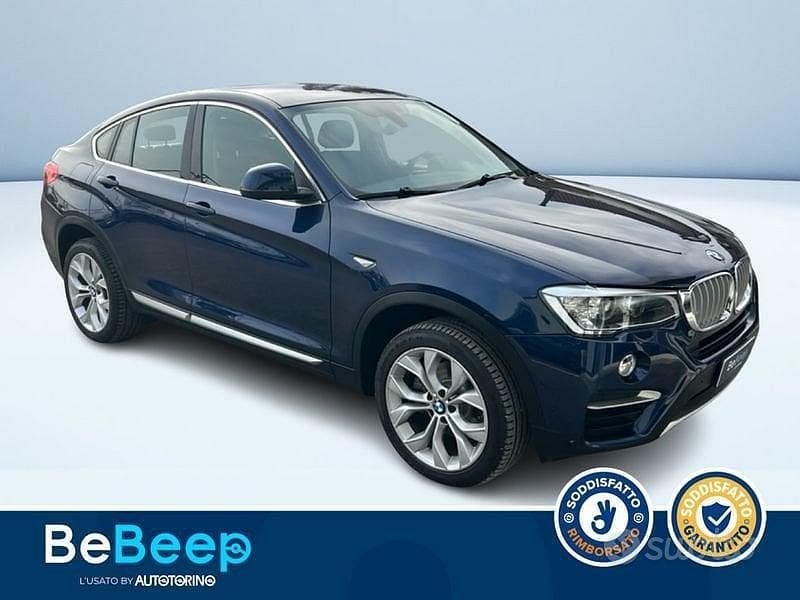 Usata BMW X4 xLine 190 CV (139 kW) 2016 Blu metallizzato SUV