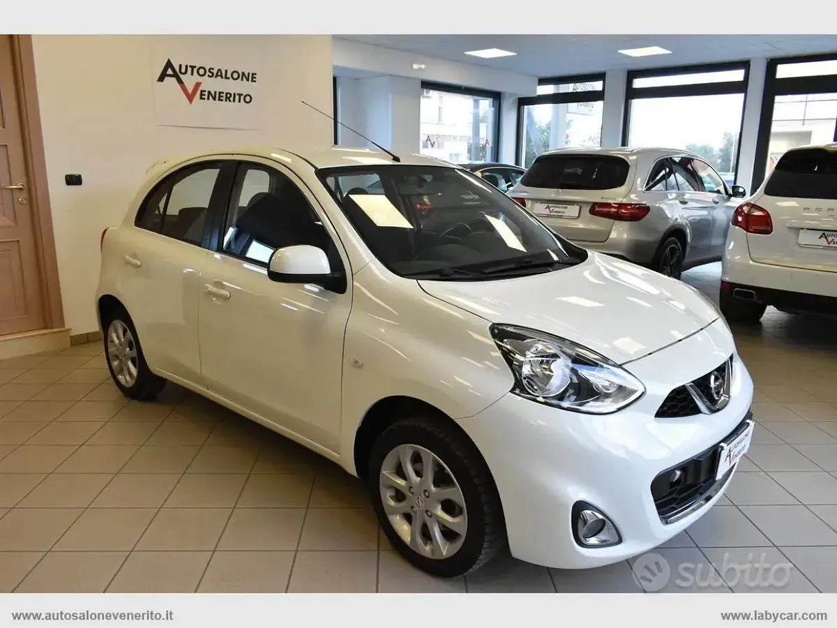 Usata Nissan Micra Tekna 80 CV (58 kW) 2016 Bianco.perla perlato Utilitaria
