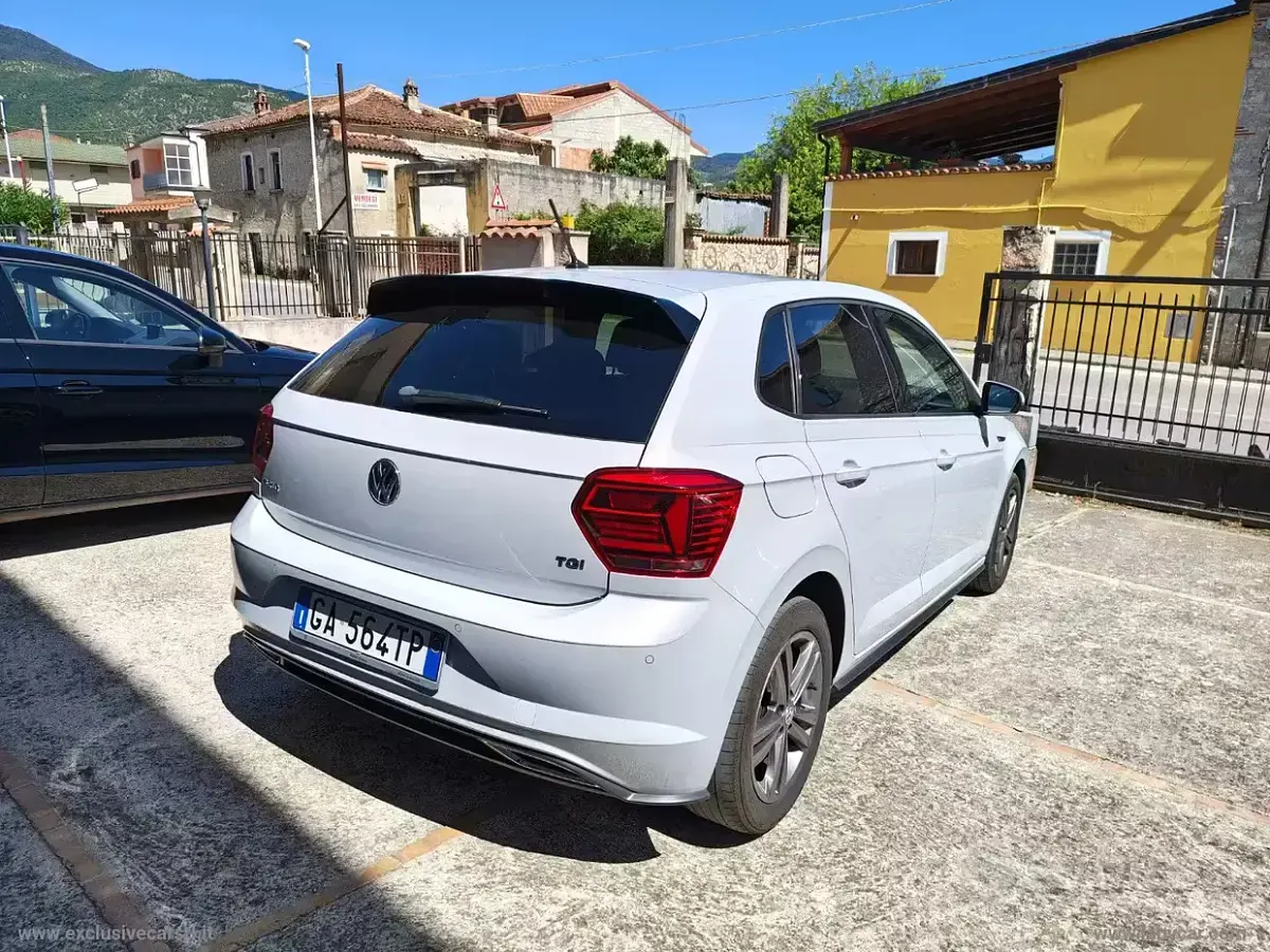 Usata VW Polo R-line 90 CV (66 kW) 2020 Bianco Utilitaria
