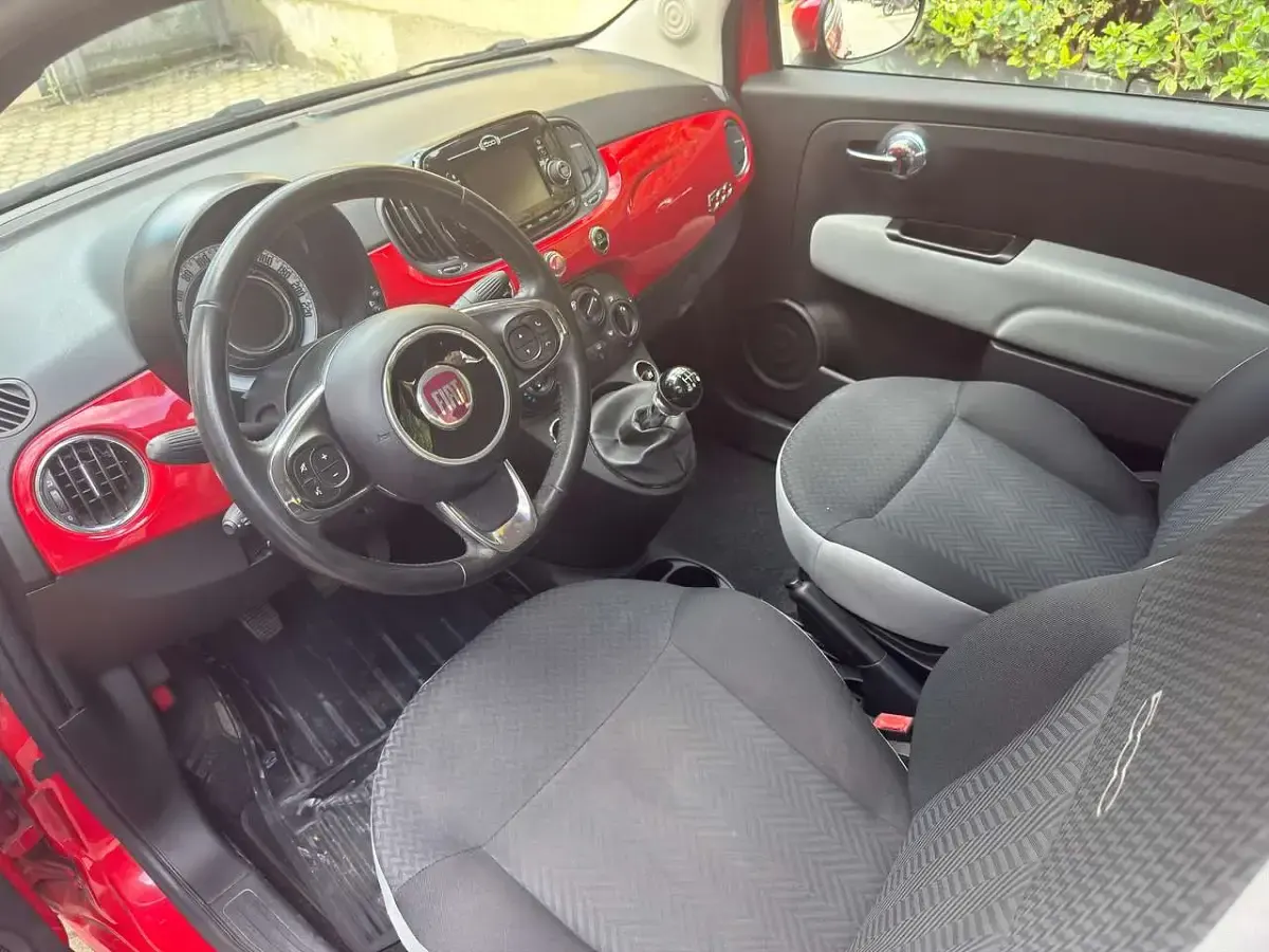 Usata Fiat 500 Pop 69 CV (50 kW) 2019 Rosso Utilitaria
