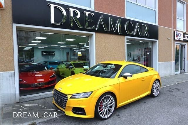 Usata Audi TTS Ambiente 310 CV (228 kW) 2018 Giallo metallizzato Coupé
