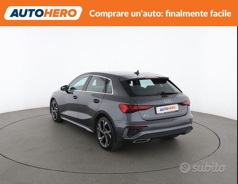 Usata Audi A3 S-Line 116 CV (85 kW) 2020 Grigio Berlina
