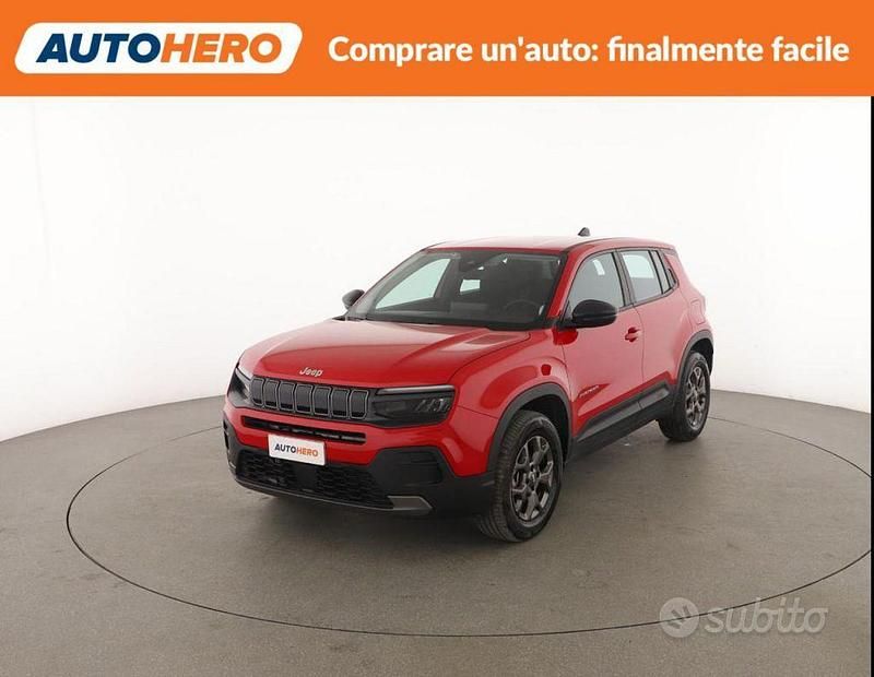 Usata Jeep Avenger Longitude 100 CV (73 kW) 2025 Rosso SUV