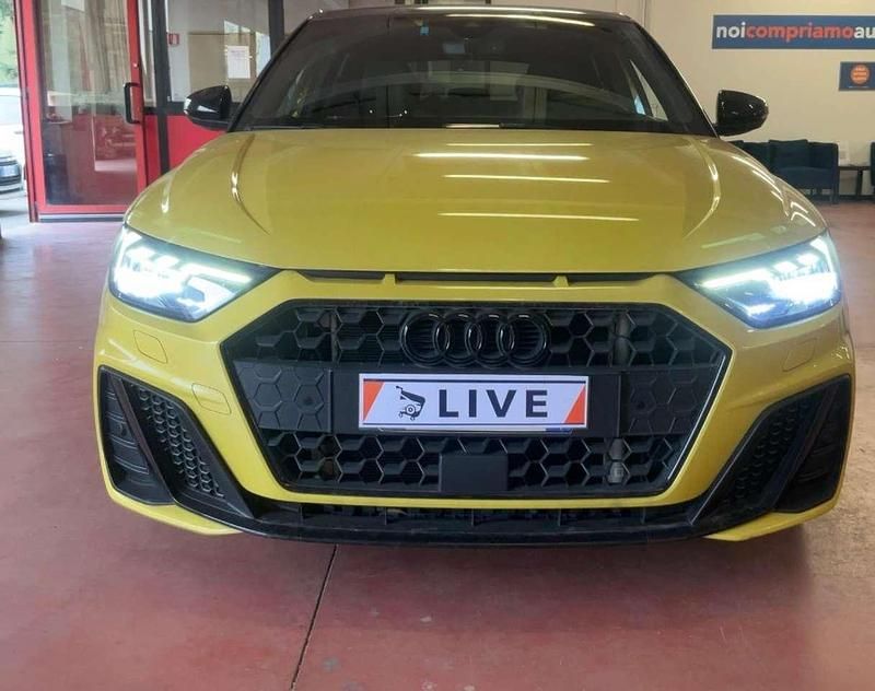 Usata Audi A1 S-Line 116 CV (85 kW) 2018 Giallo Berlina
