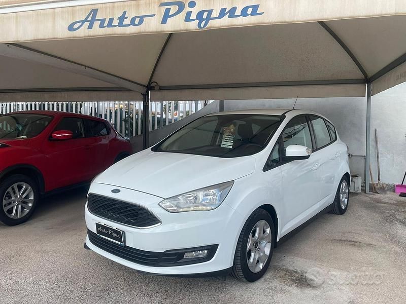 Usata Ford C-MAX Titanium 120 CV (88 kW) 2016 Bianco Monovolume