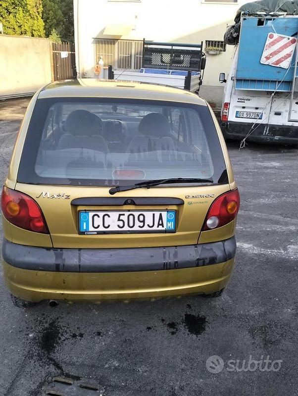 Usata Chevrolet Matiz 2003 Giallo Utilitaria