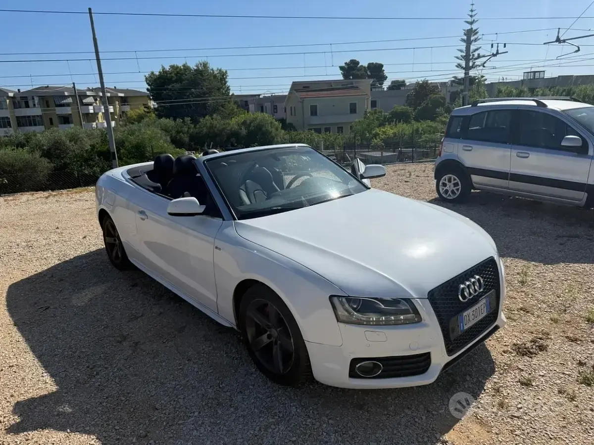 Usata Audi A5 Cabriolet 190 CV (139 kW) 2011 Bianco Cabrio