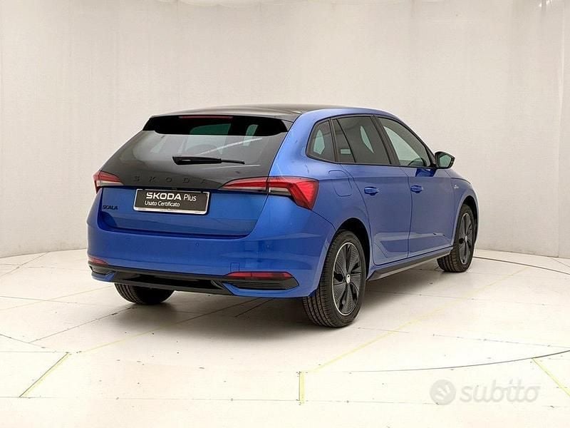 Usata Skoda Scala Monte Carlo 116 CV (85 kW) 2024 Blu Utilitaria