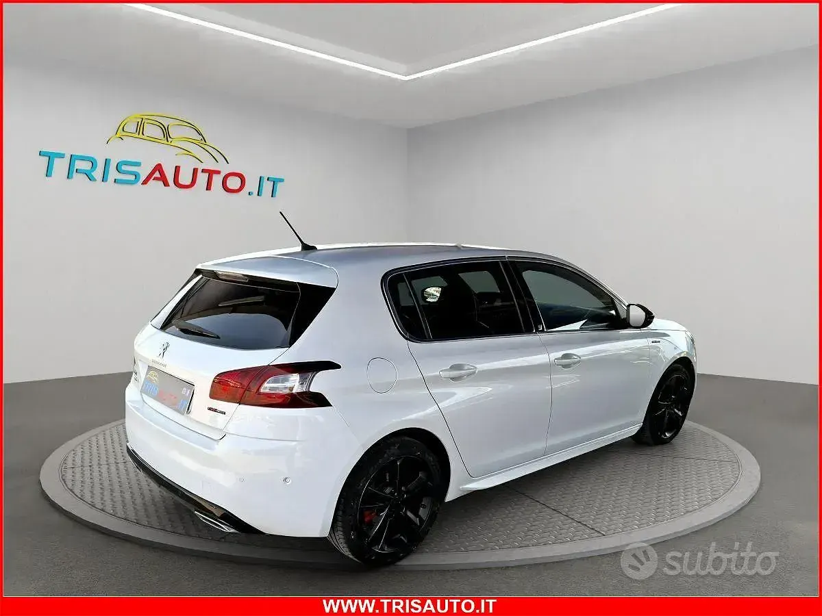 Usata Peugeot 308 GT-line 120 CV (88 kW) 2015 Bianco Utilitaria