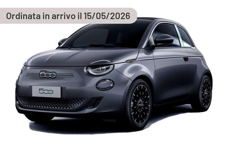 Nuova Fiat 500e La Prima 42 kW (58 CV) 2026 Argento Cabrio