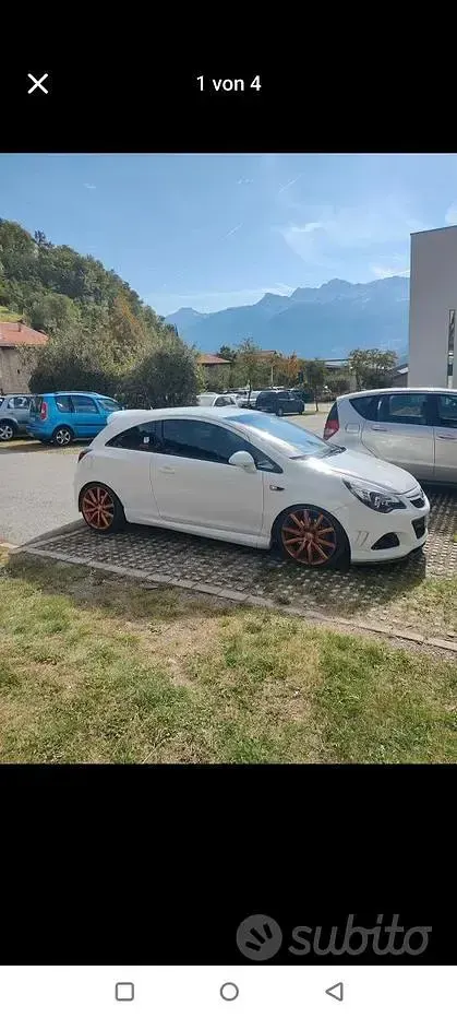 Usata Opel Corsa OPC 211 CV (155 kW) 2015 Bianco Utilitaria