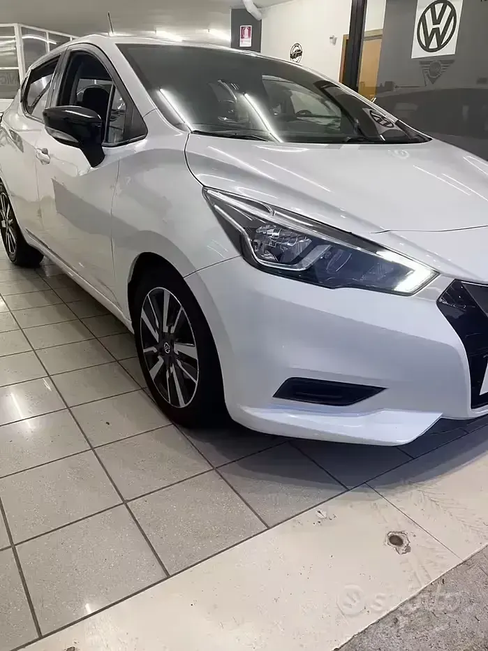 Usata Nissan Micra Visia+ 90 CV (66 kW) 2018 Bianco Utilitaria
