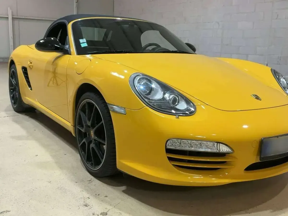 Usata Porsche Boxster 256 CV (188 kW) 2011 Giallo Cabrio