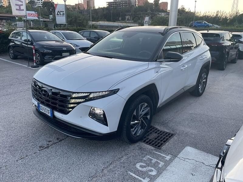 Bianco Usata 2021 Hyundai Tucson SUV | 20.500 € (Ottimo prezzo) - Immagine 1/4