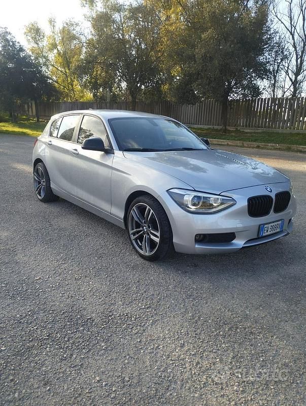 Usata BMW 118 M Sport 143 CV (105 kW) 2014 Grigio Utilitaria