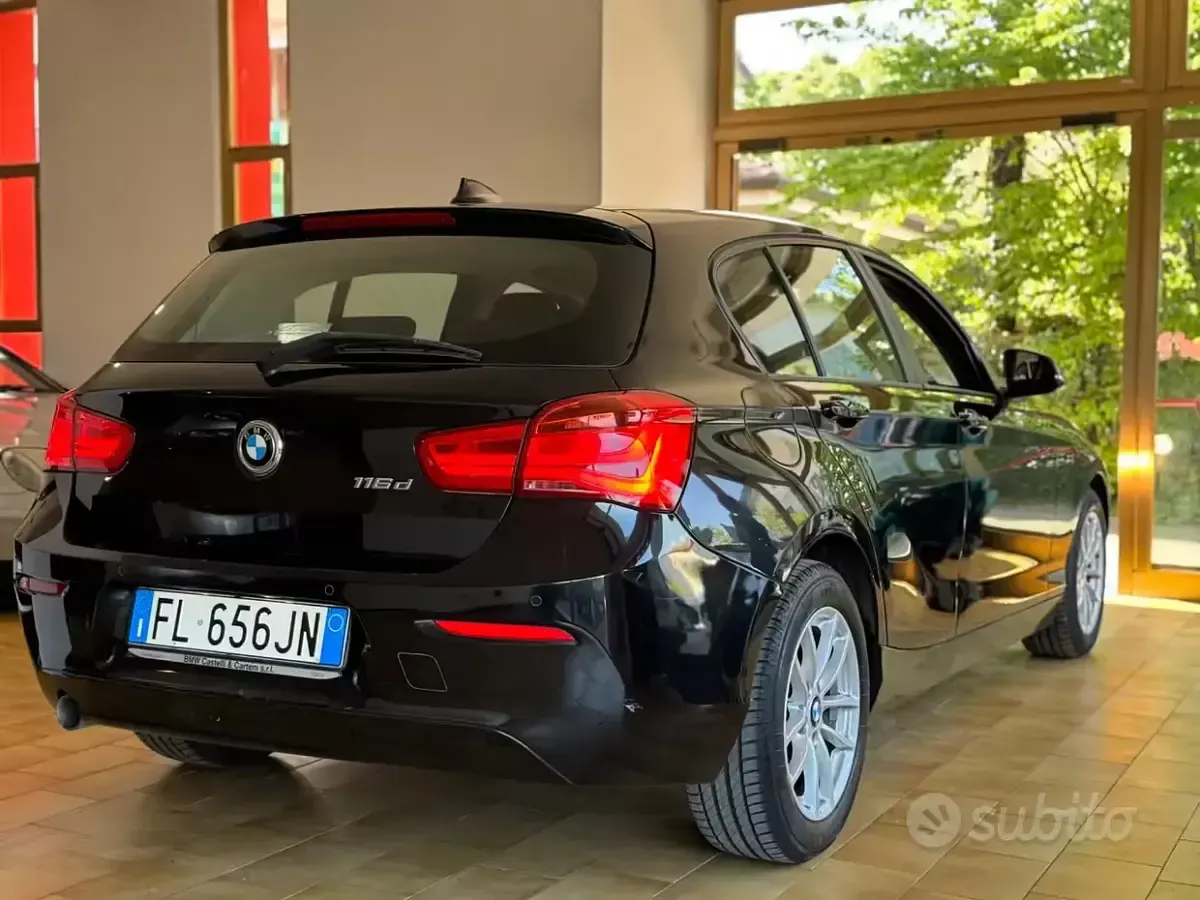 Usata BMW 116 116 CV (85 kW) 2017 Nero Utilitaria