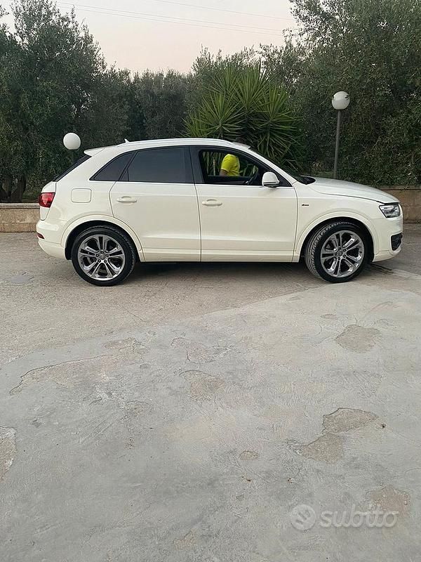 Usata Audi Q3 S-Line 177 CV (130 kW) 2012 Bianco SUV