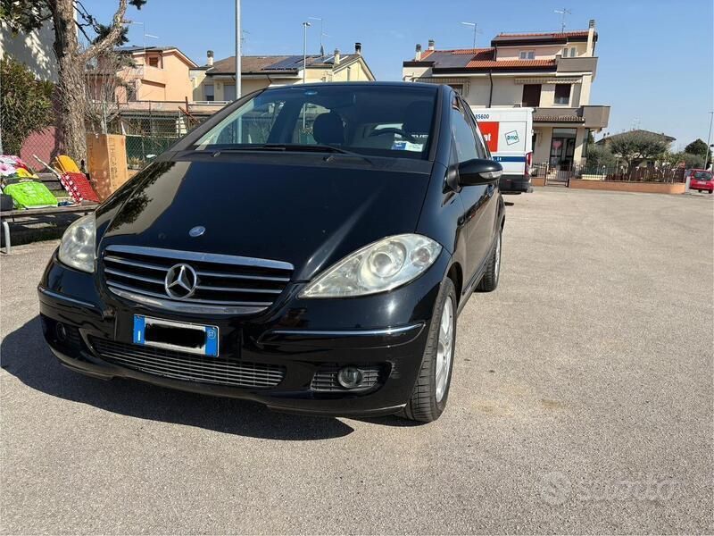 Usata Mercedes A150 Avantgarde 95 CV (69 kW) 2007 Nero Monovolume