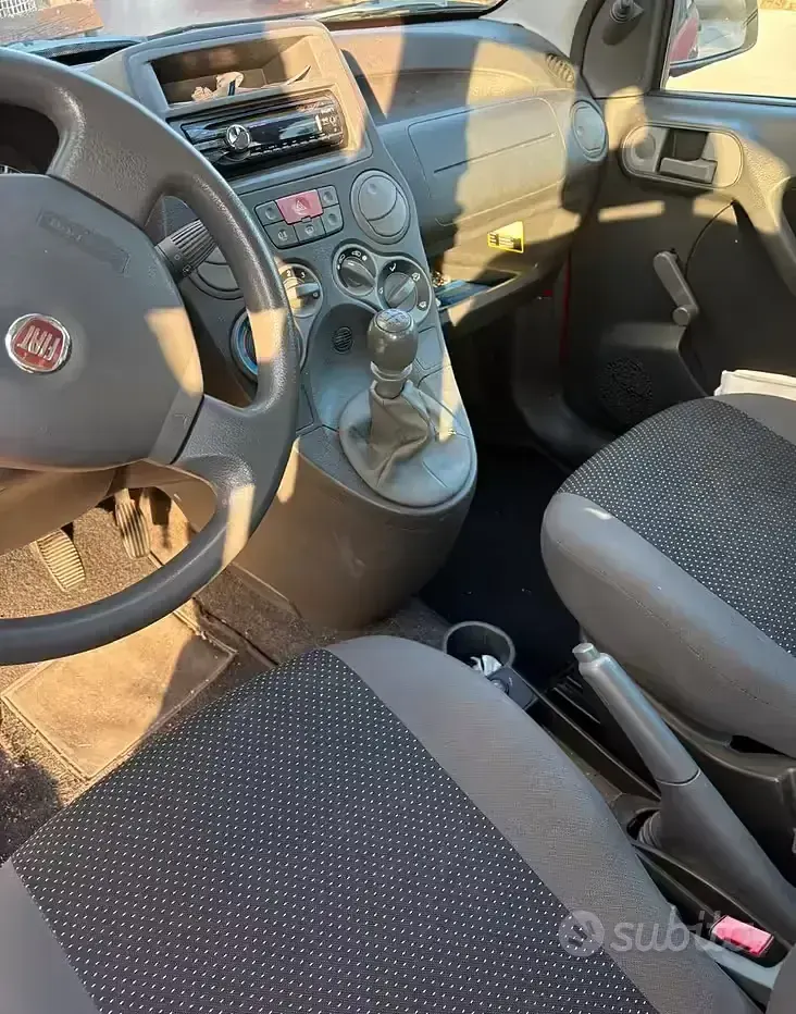 Usata Fiat Panda 2008 Rosso Utilitaria