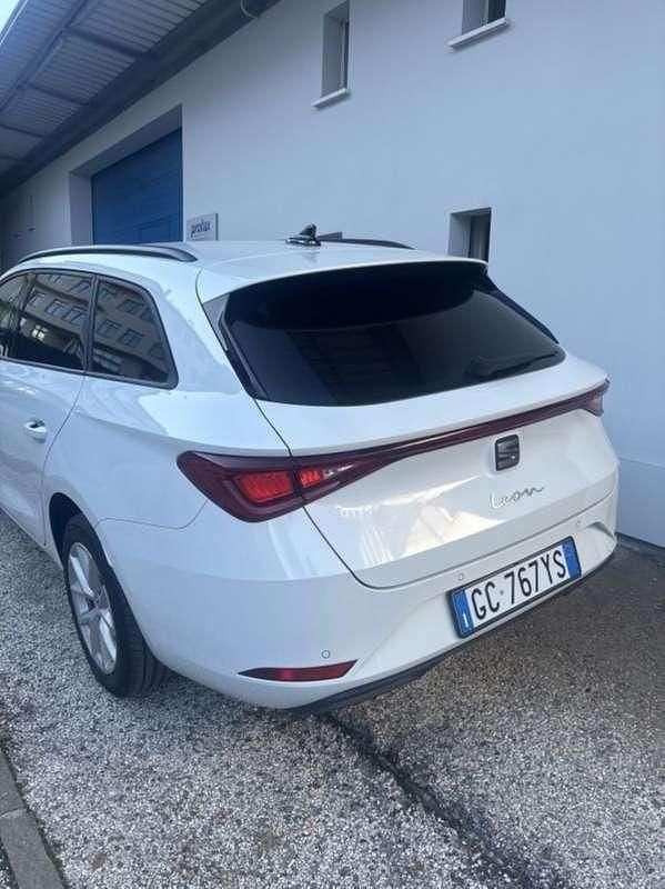 Usata Seat Leon 150 CV (110 kW) 2020 Bianco Station wagon