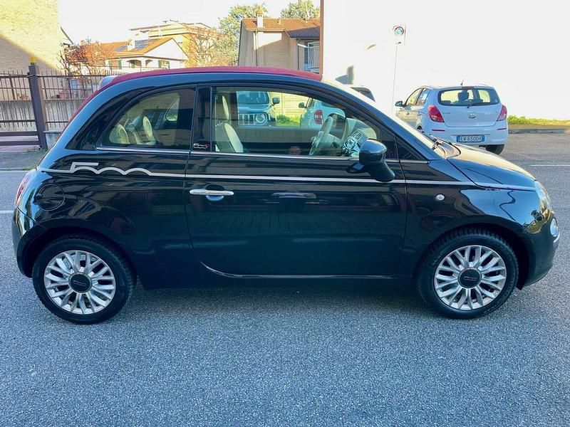 Usata Fiat 500C 69 CV (50 kW) 2015 Nero Cabrio