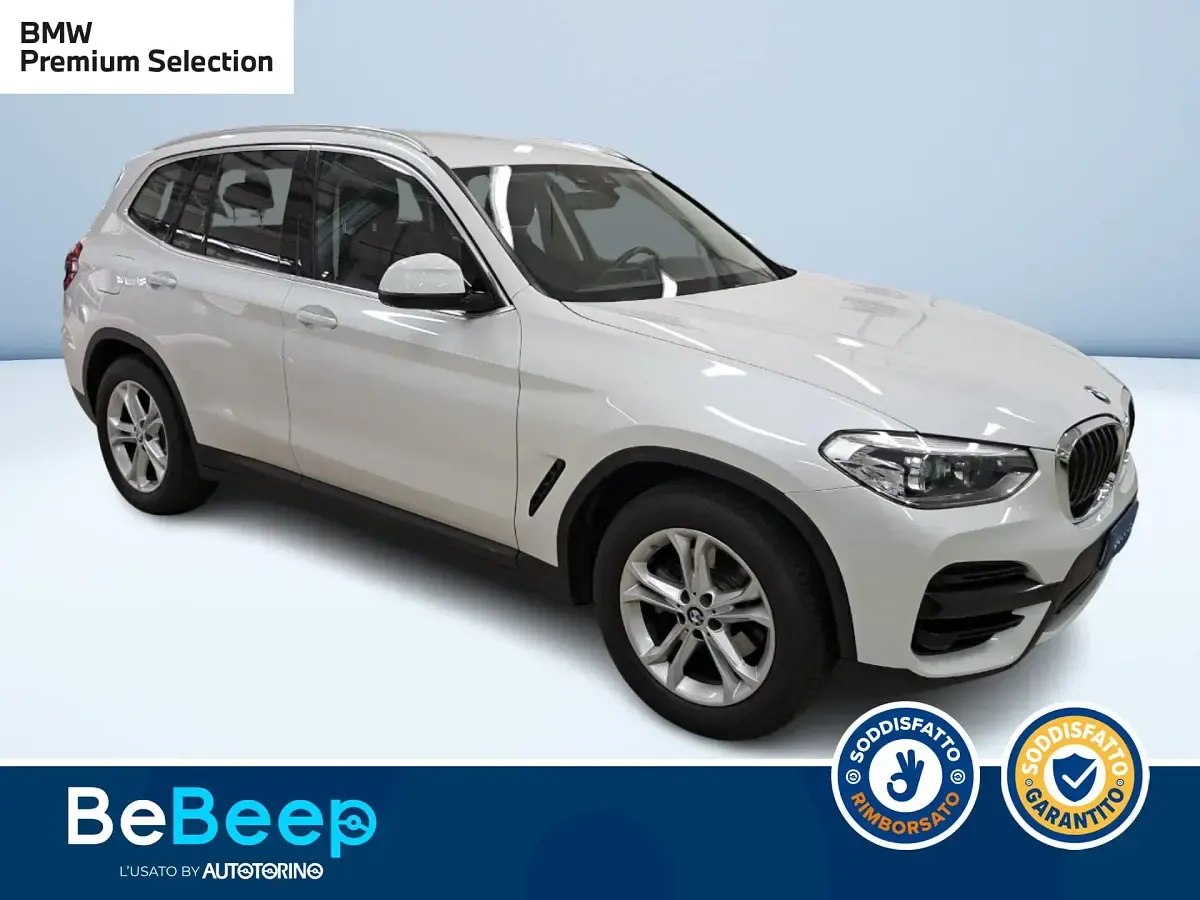 Usata BMW X3 Advantage 190 CV (139 kW) 2019 Bianco metallizzato SUV