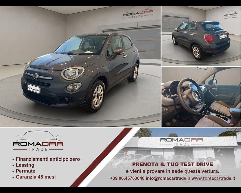 Grigio met Usata 2018 Fiat 500X Pop Star SUV | 11.890 € (Ottimo prezzo) - Immagine 1/4