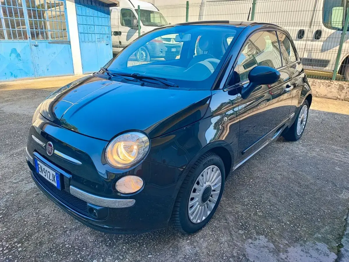 Usata Fiat 500 Lounge 95 CV (69 kW) 2012 Nero Utilitaria