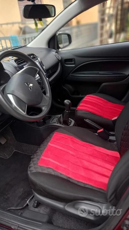 Usata Mitsubishi Space Star 71 CV (52 kW) 2020 Rosso Berlina