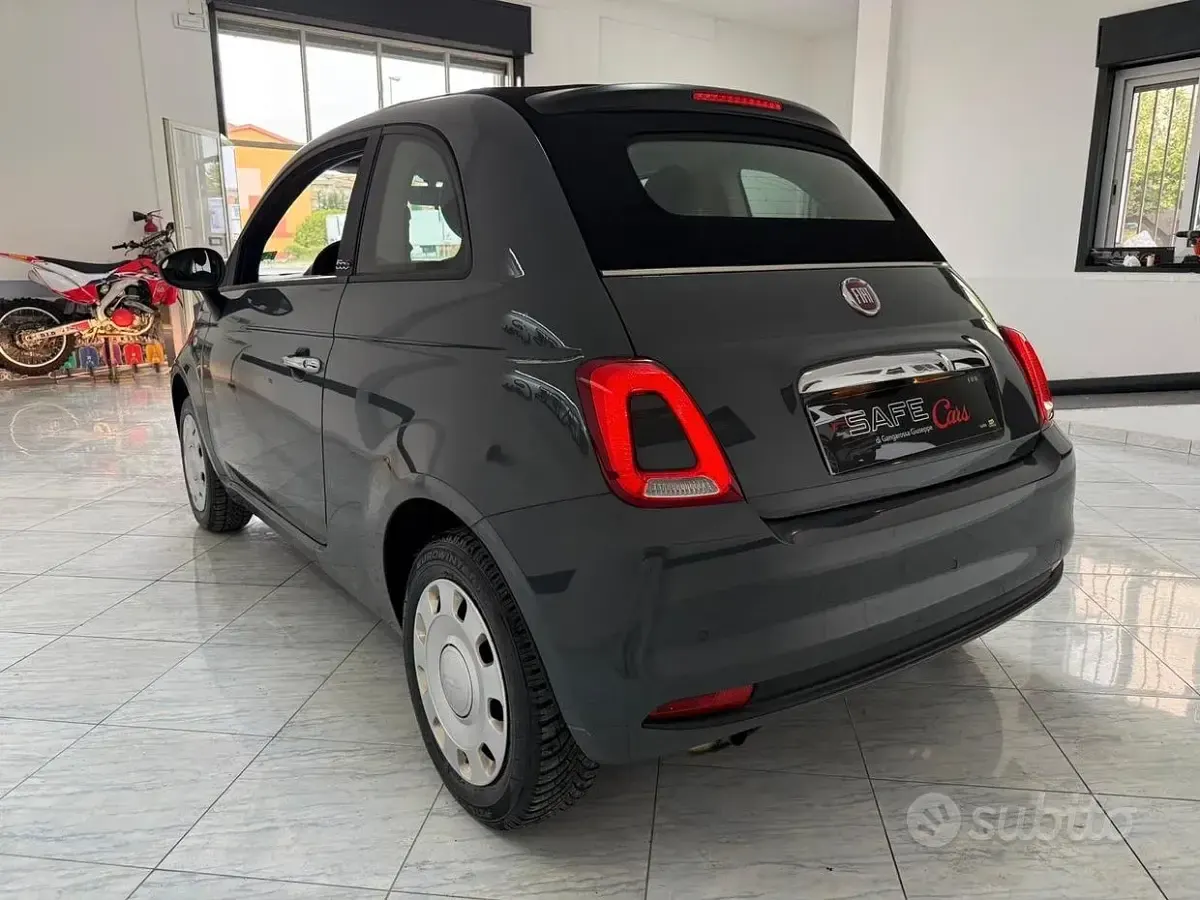 Usata Fiat 500C Pop 69 CV (50 kW) 2018 Grigio Cabrio
