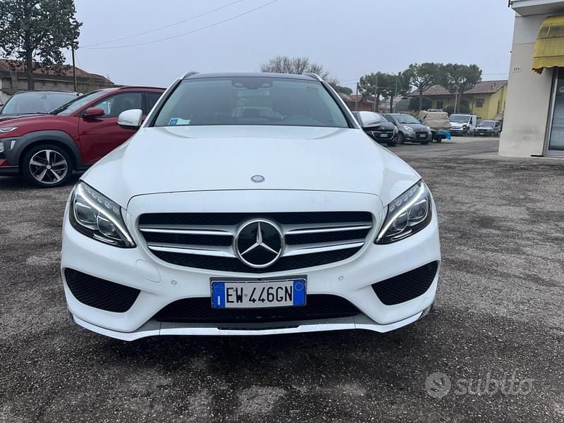 Usata Mercedes C220 Premium 169 CV (124 kW) 2014 Bianco Station wagon