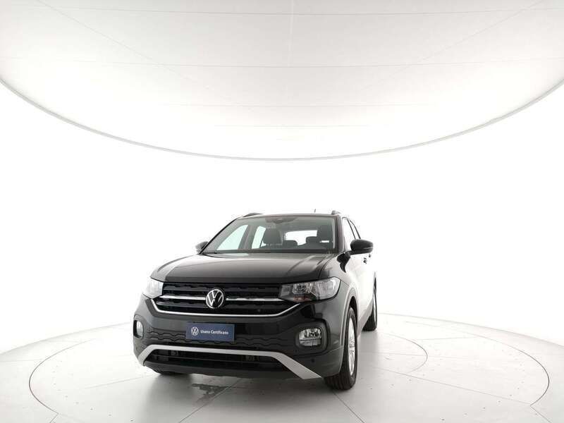 Deep black perlato Usata 2022 VW T-Cross Style SUV | 18.900 € (Buon prezzo) - Immagine 1/4