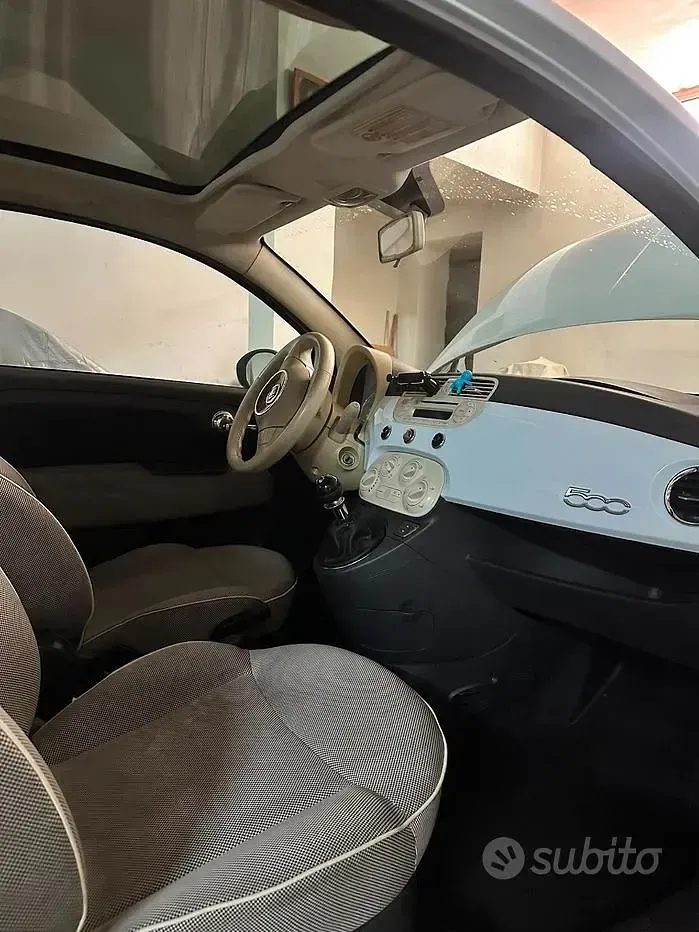 Usata Fiat 500 Lounge 69 CV (50 kW) 2010 Bluazzurro Berlina