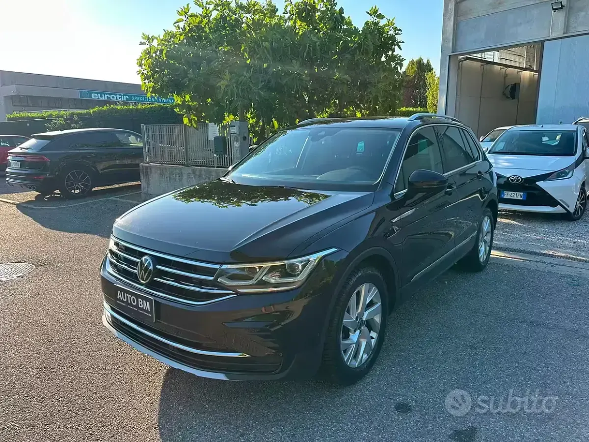 Usata VW Tiguan Elegance 150 CV (110 kW) 2022 Nero SUV
