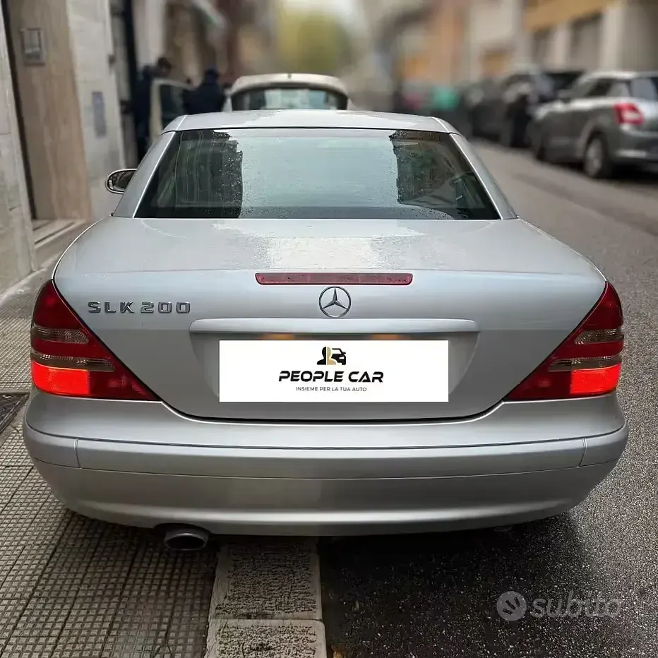 Usata Mercedes SLK200 163 CV (119 kW) 2001 Grigio Cabrio