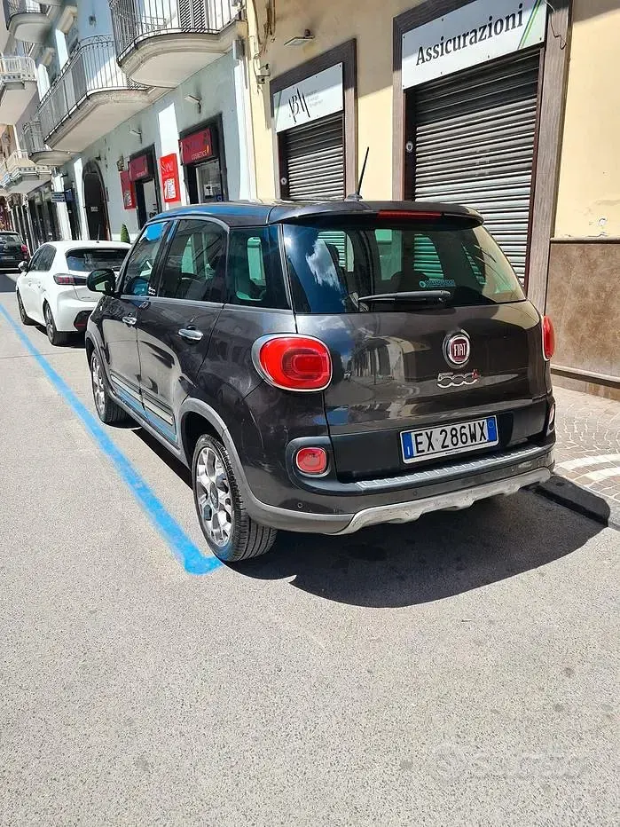 Usata Fiat 500L Trekking 85 CV (62 kW) 2015 Grigio Monovolume